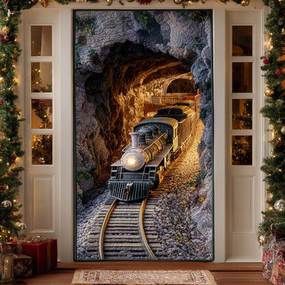 Christmas Train Quilted Door Cover VTQ-Myprintsy