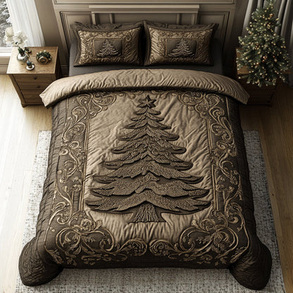 Christmas Tree -Piece Quilted Bedding Set VTQ-Myprintsy