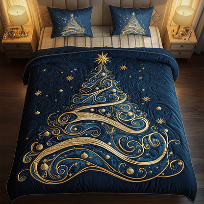 Christmas Tree -Piece Quilted Bedding Set VTQ-Myprintsy