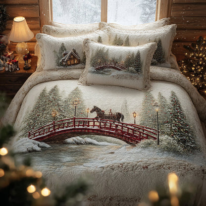 Christmas Tree -Piece Quilted Bedding Set VTQ-Myprintsy