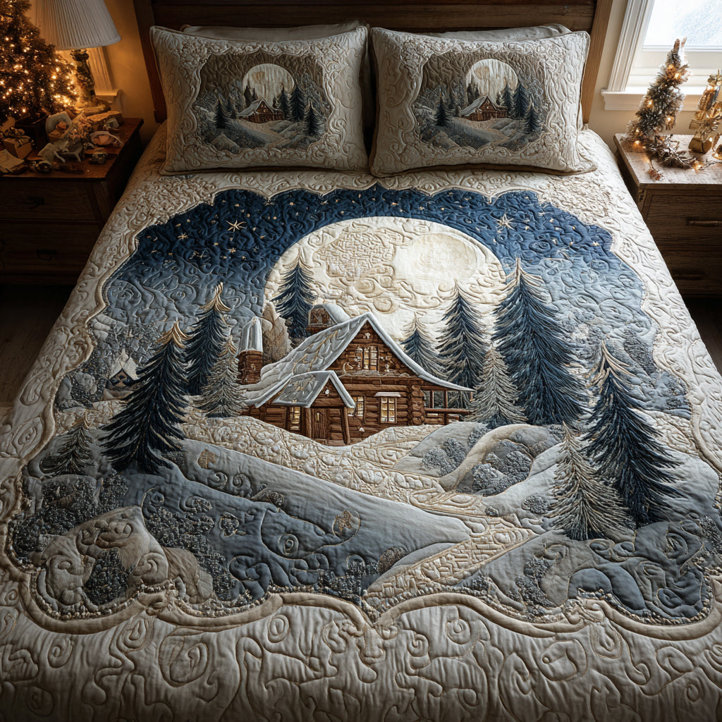 Christmas Tree -Piece Quilted Bedding Set VTQ-Myprintsy