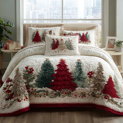 Christmas Tree -Piece Quilted Bedding Set VTQ-Myprintsy
