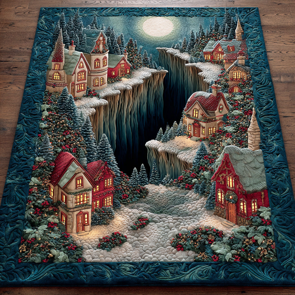 Christmas Twilight Area Rug VTQ-Myprintsy