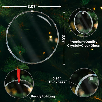 Circle Glass Ornament-Myprintsy