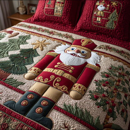 Classic Nutcracker -Piece Quilted Bedding Set VTQ-Myprintsy