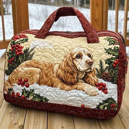 Classic Spaniel Quilted Duffle Bag VTQ-Myprintsy