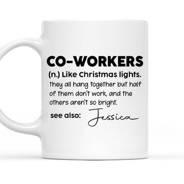 Co-worker Definition - Personalized Coffee Mug-Myprintsy
