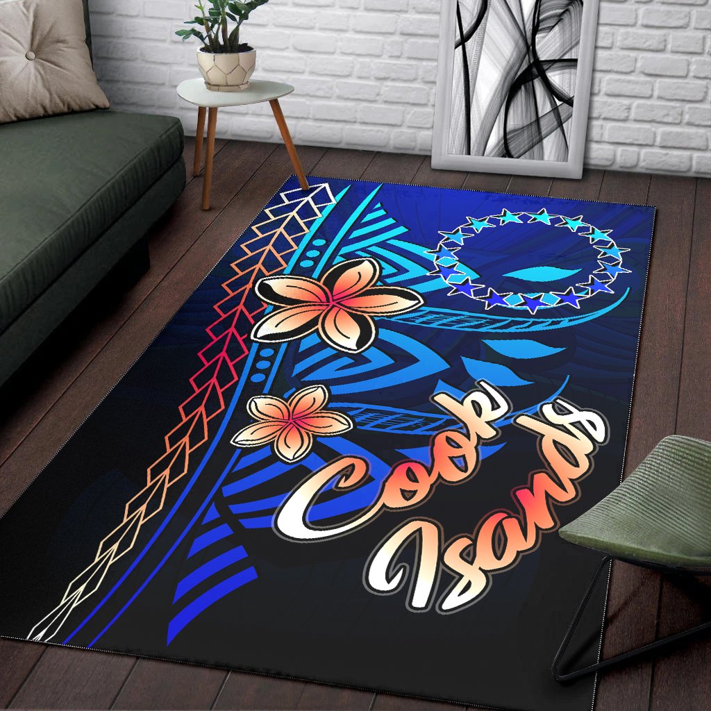 Cook Islandss Area Rug - Vintage Tribal Mountain-Myprintsy