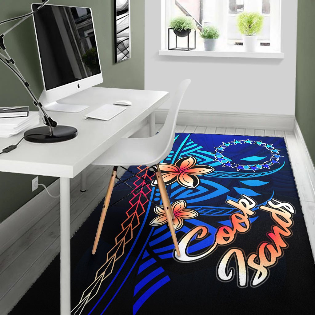 Cook Islandss Area Rug - Vintage Tribal Mountain-Myprintsy