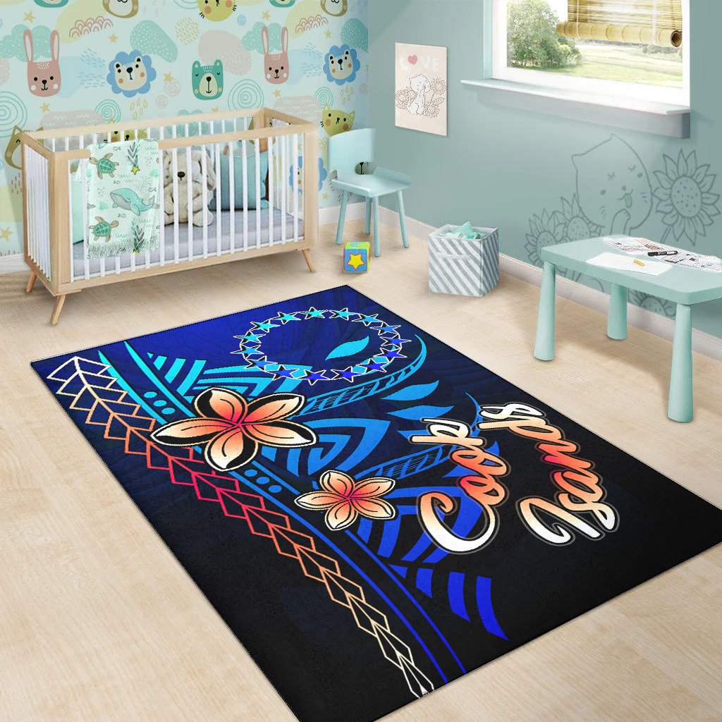 Cook Islandss Area Rug - Vintage Tribal Mountain-Myprintsy
