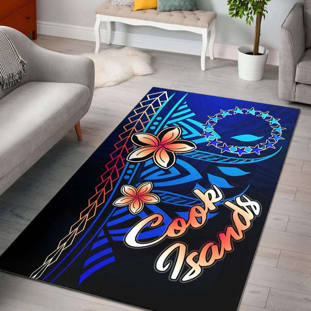 Cook Islandss Area Rug - Vintage Tribal Mountain-Myprintsy