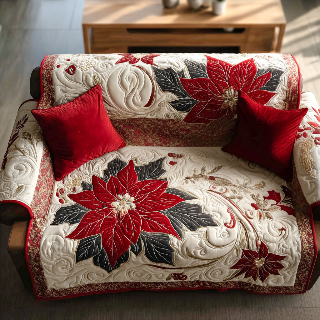 Country Noel Quilted Sofa Cover VTQ-Myprintsy