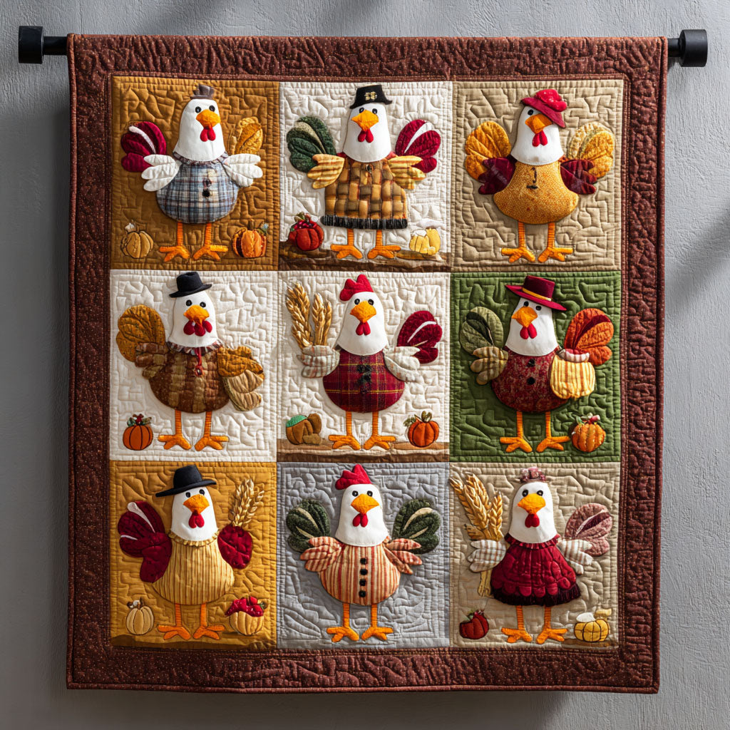 Countryside Coop Quilted Blanket VTQ-Myprintsy