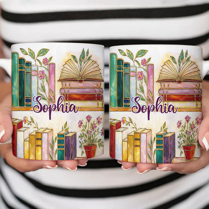 Cozy Bookish Coffee - Personalized Mug-Myprintsy