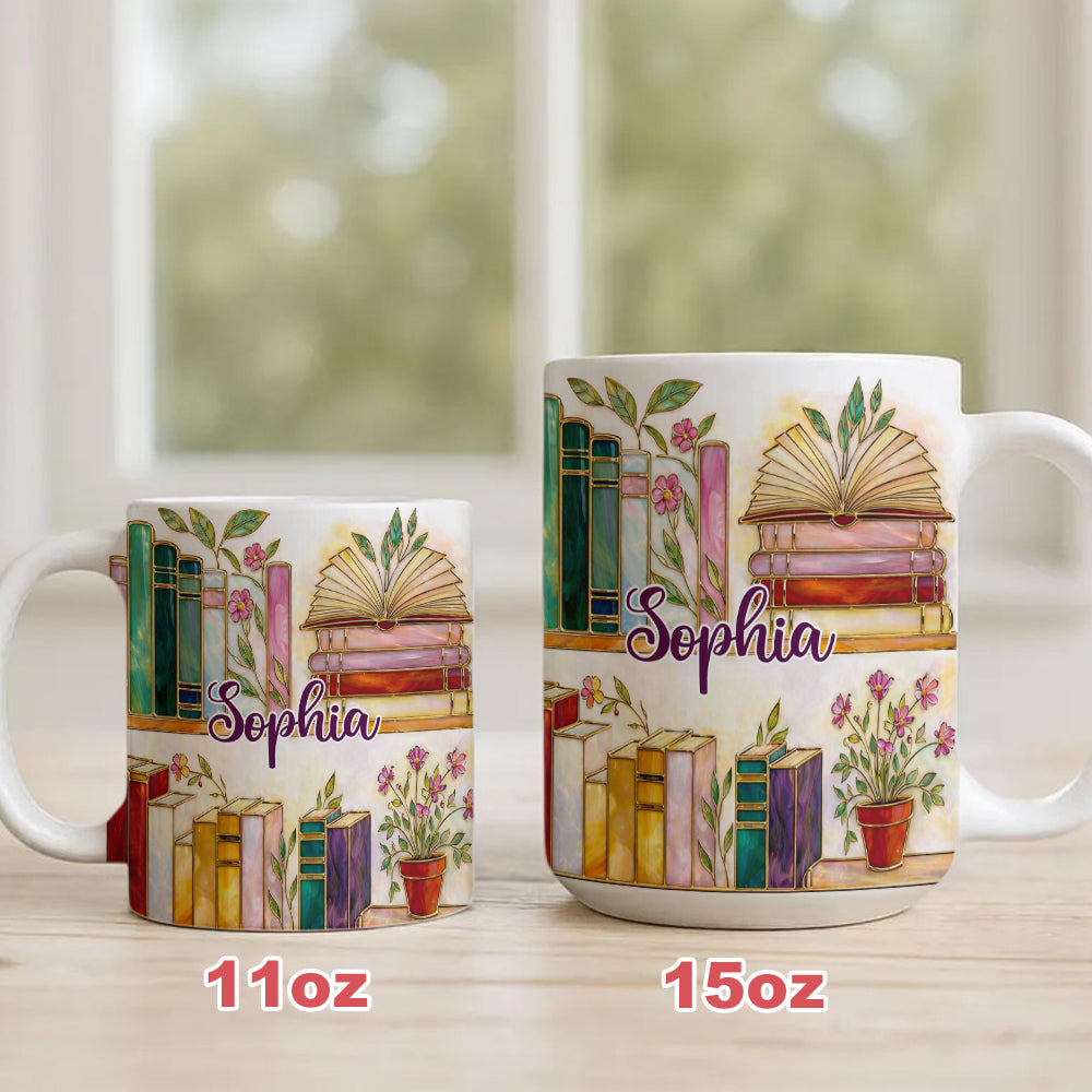 Cozy Bookish Coffee - Personalized Mug-Myprintsy