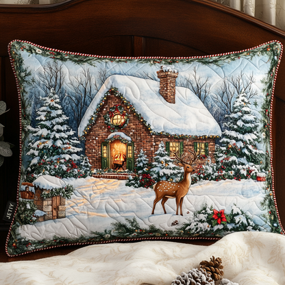 Cozy Cabin Quilted Bedding Pillow Case VTQ-Myprintsy
