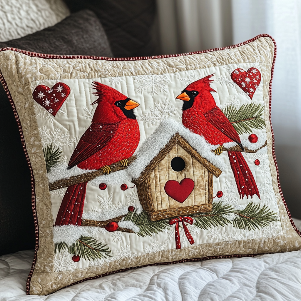 Cozy Cabin Quilted Bedding Pillow Case VTQ-Myprintsy