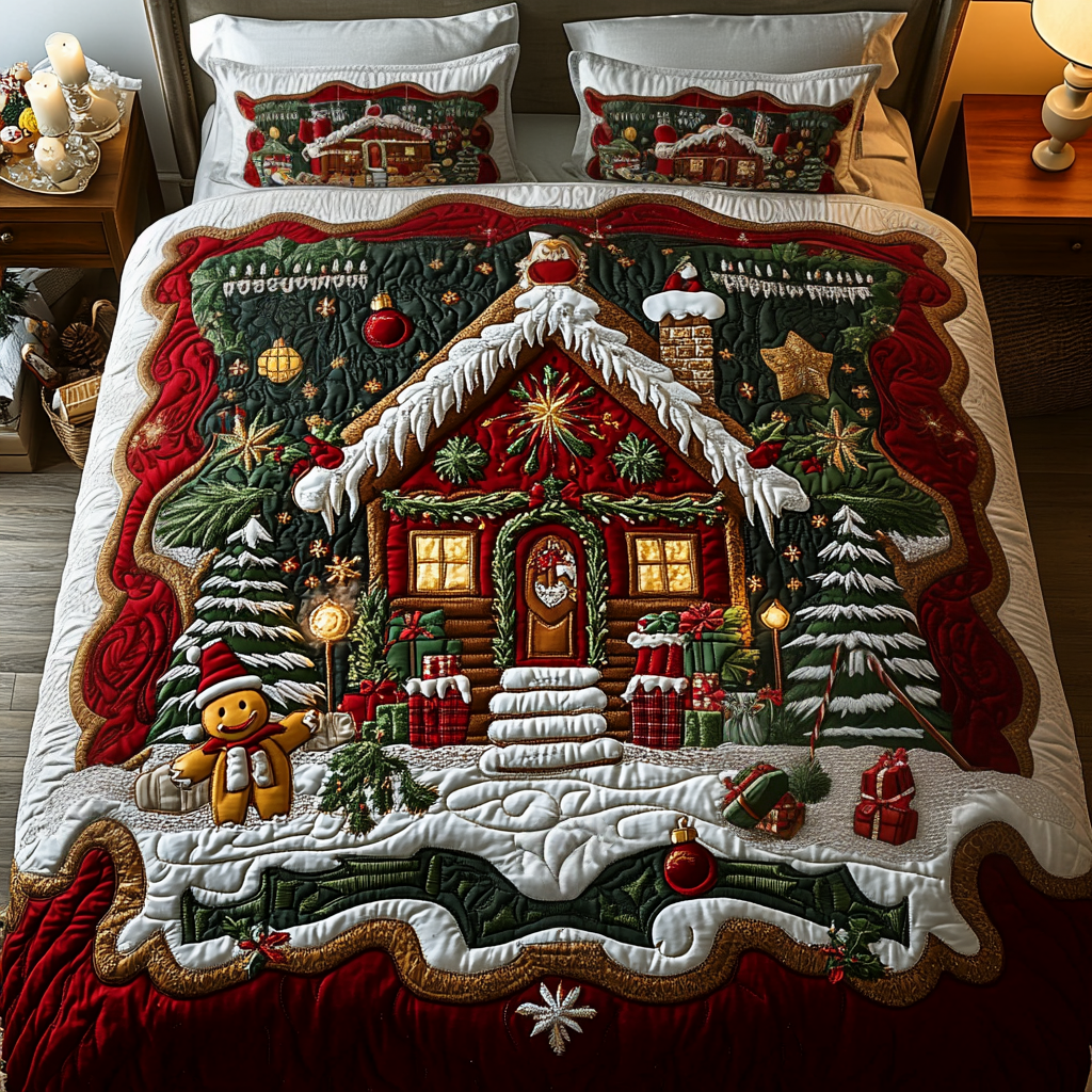 Cozy Cottage -Piece Quilted Bedding Set VH VTQ-Myprintsy