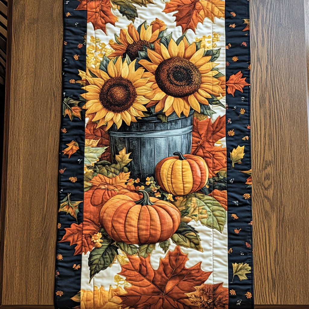Cozy Fall Quilted Table Runner VTQ-Myprintsy