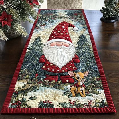Cozy Gnome Quilted Table Runner VTQ-Myprintsy