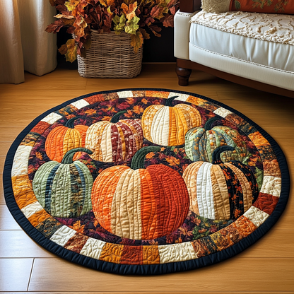 Cozy Harvest Quilted Round Mat VTQ-Myprintsy