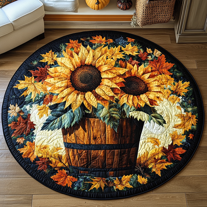 Cozy Harvest Quilted Round Mat VTQ-Myprintsy