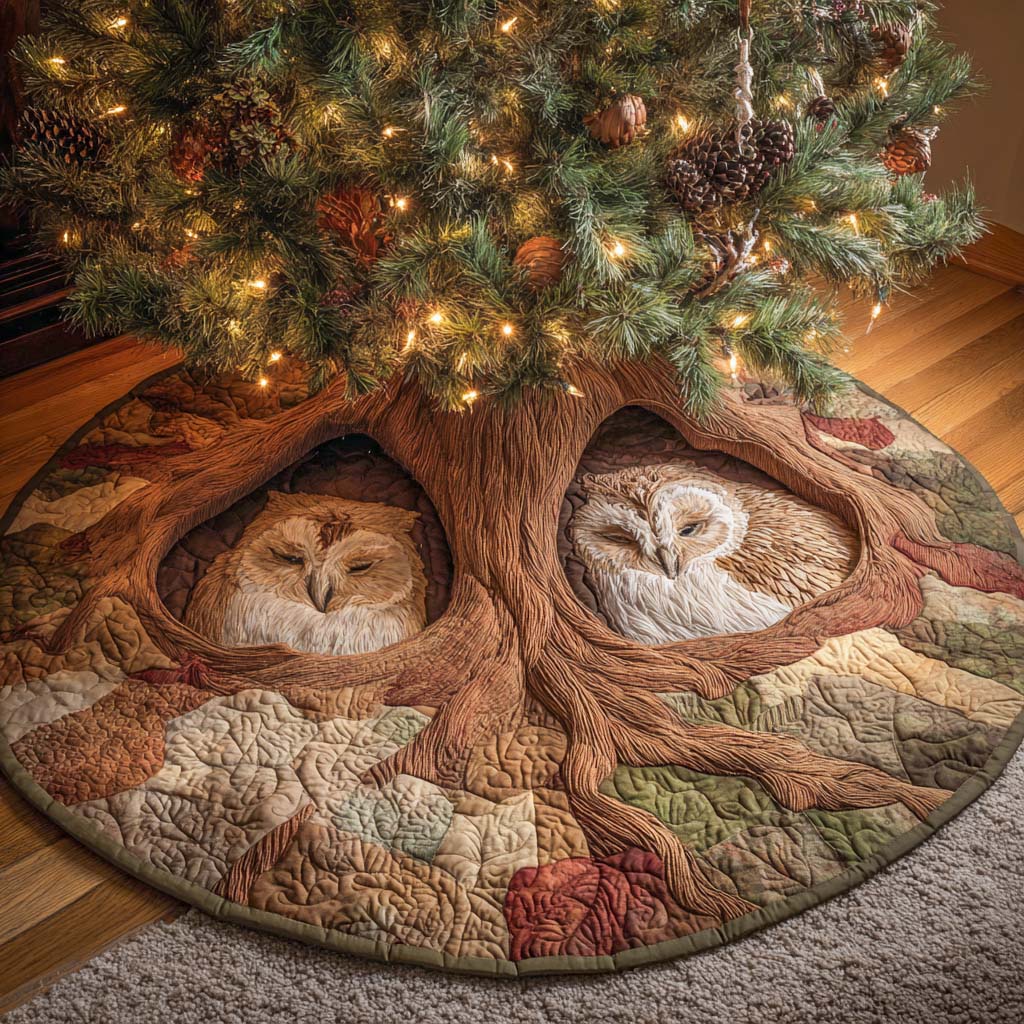 Cozy Hollow Quilted Tree Skirt-Myprintsy