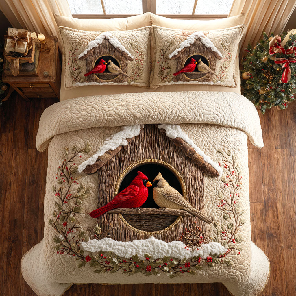Cozy Nest -Piece Quilted Bedding Set VTQ-Myprintsy