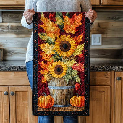Cozy Pumpkin Quilted Table Runner VTQ-Myprintsy