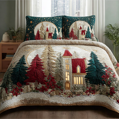 Cozy Retreat -Piece Quilted Bedding Set VTQ-Myprintsy