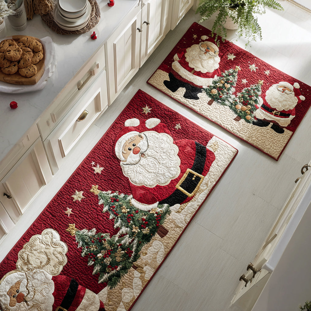 Cozy Santa Kitchen Area Rug VTQ-Myprintsy