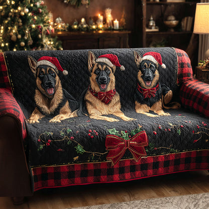 Cozy Shepherd Night Quilted Sofa Cover VTQ-Myprintsy