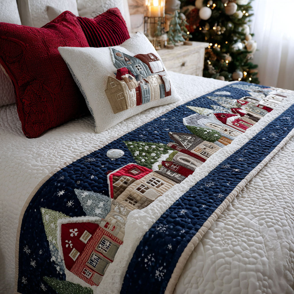 Cozy Street Quilted Bed Runner VTQ-Myprintsy