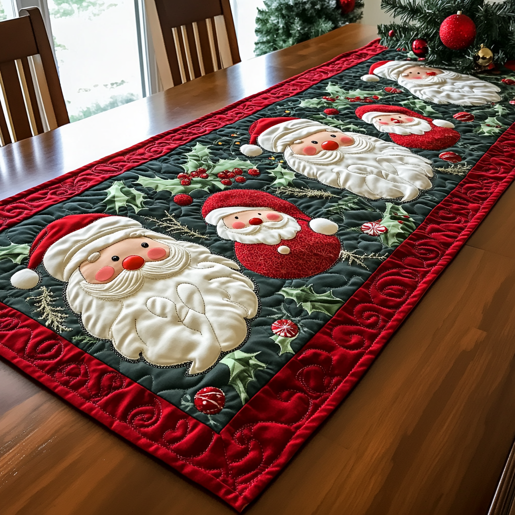 Cranberry Bliss Quilted Table Runner VTQ-Myprintsy