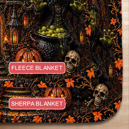 Creep It Real - Personalized Halloween Blanket - Gift For Halloween-Myprintsy
