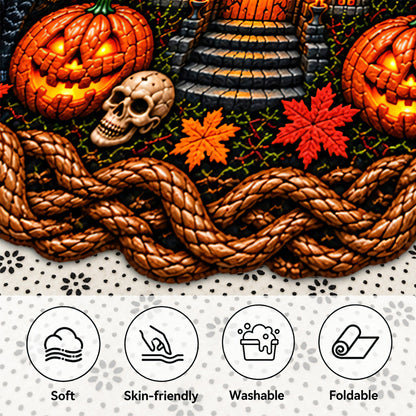 Creep It Real - Personalized Halloween Rug-Myprintsy