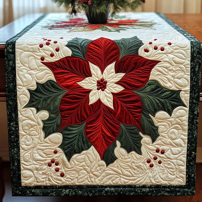 Crimson Glow Quilted Table Runner VTQ-Myprintsy