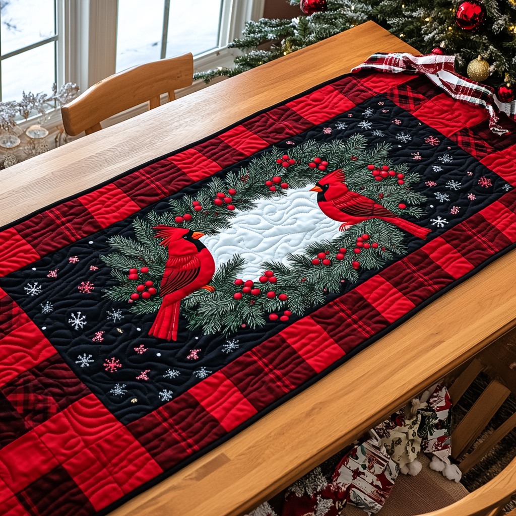 Crimson Sky Soar Quilted Table Runner VTQ-Myprintsy