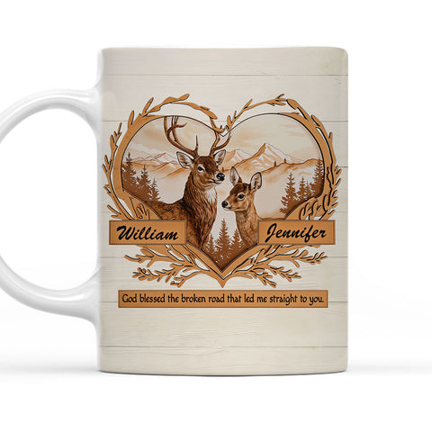 Deer Love - Personalized Coffee Mug