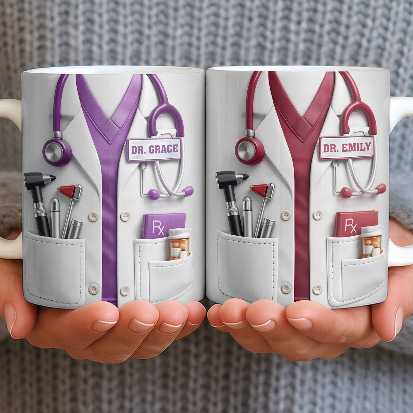 Customize With Your Favorite Doctor's Name And Tools - Coffee Mug - Gift For Medical Professionals-Myprintsy