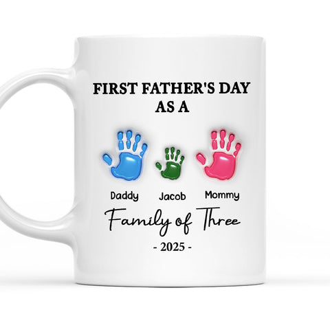 First Father Day - Personalized 3D Mug