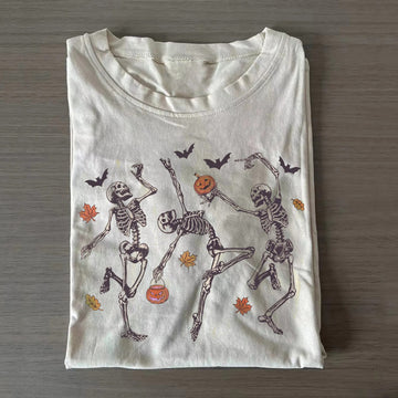 Dancing Skeleton - Halloween Shirt-Myprintsy