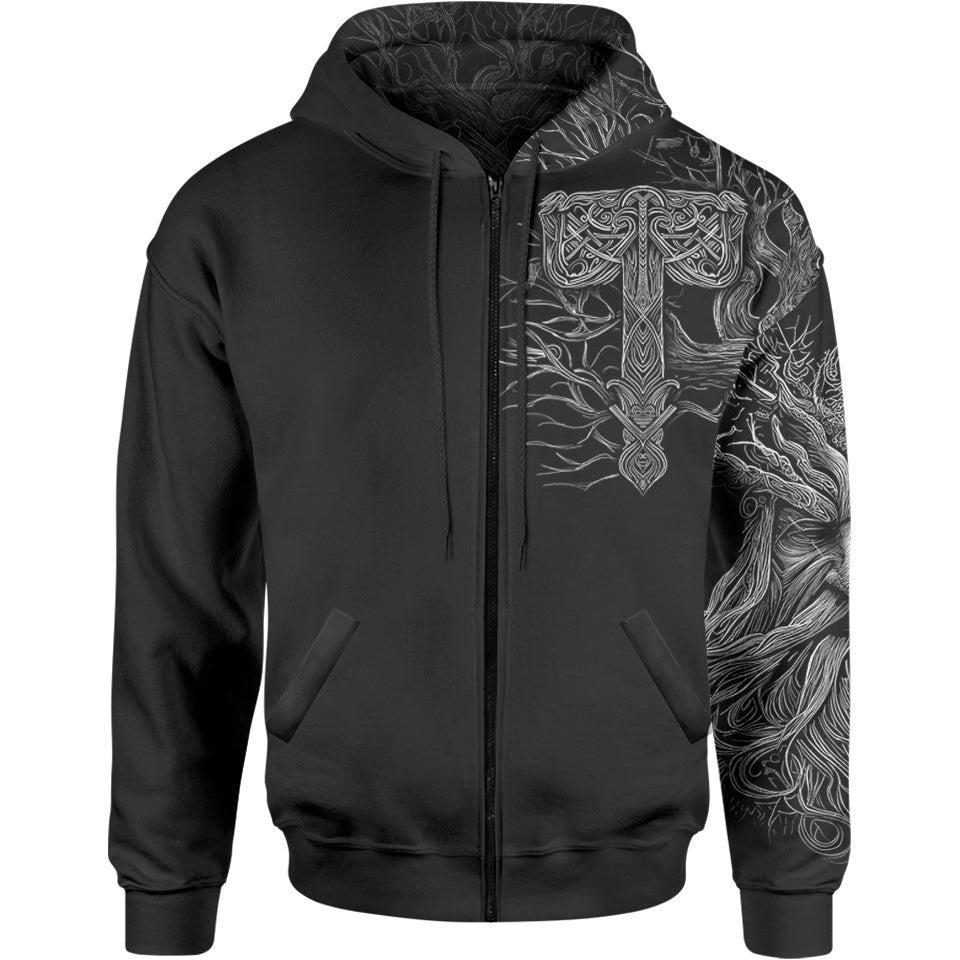 Dark Throne Zip Hoodie