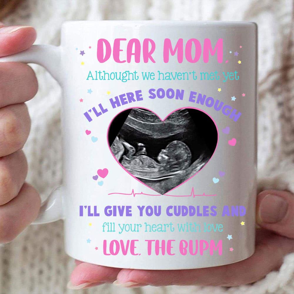 Dear Mom Love The Bupm Custom Mug - Personalized Coffee Mug - Gift For Mom-Myprintsy