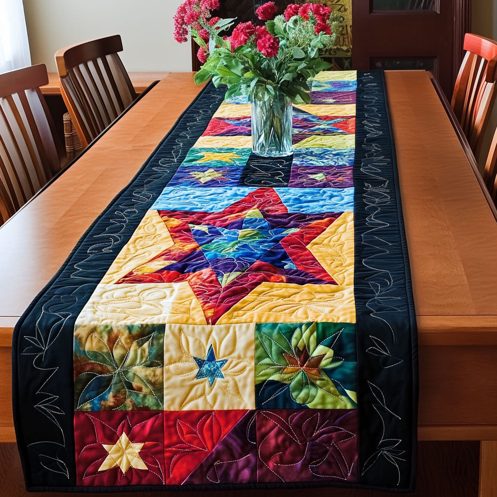 Divine Constellations Quilted Table Runner VTQ-Myprintsy