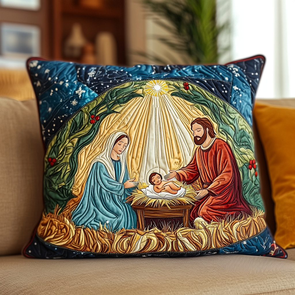 Divine Journey Quilted Bedding Pillow Case VTQ-Myprintsy