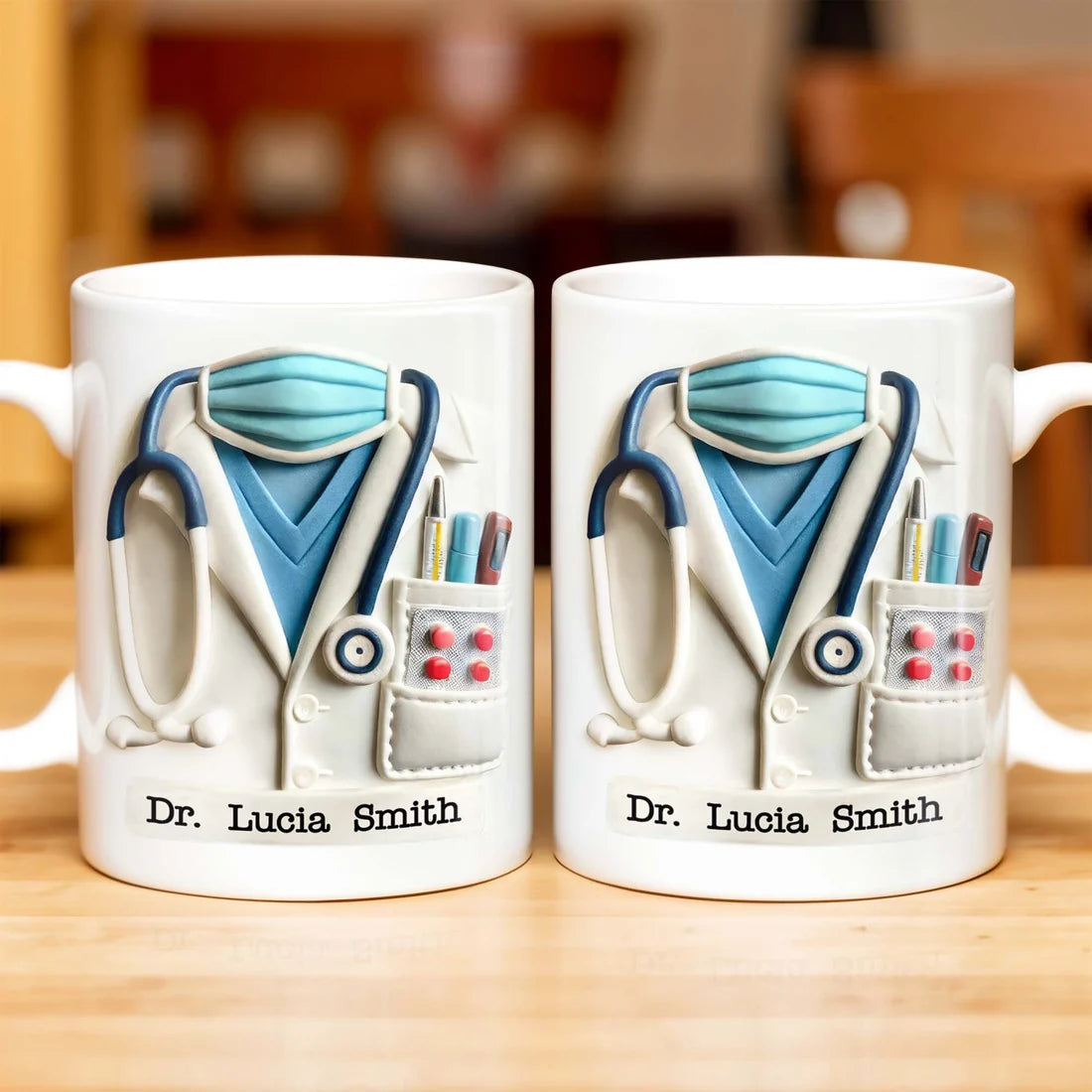 Doctor Appreciation - Personalized Accent Mug-Myprintsy