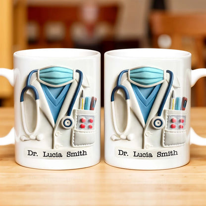 Doctor Appreciation - Personalized Accent Mug-Myprintsy
