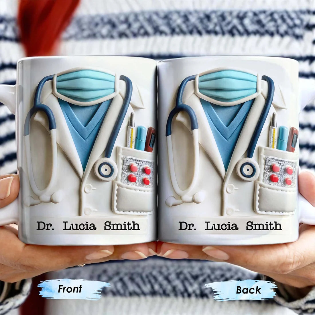 Doctor Appreciation - Personalized Accent Mug-Myprintsy