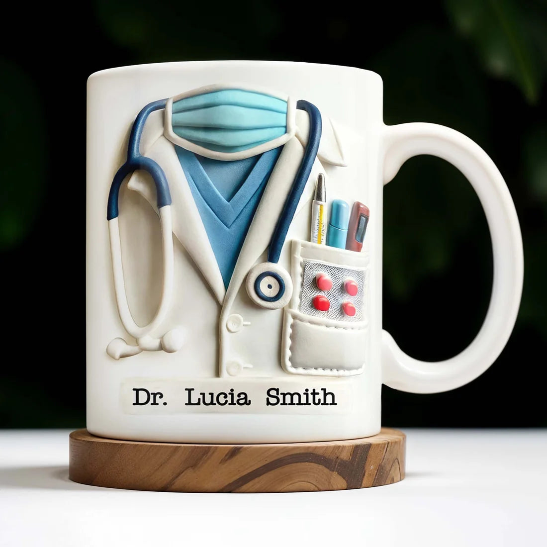 Doctor Appreciation - Personalized Accent Mug-Myprintsy
